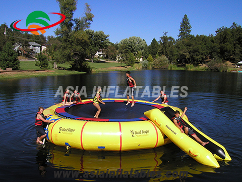 Floating water toys inflatable jump water trampoline