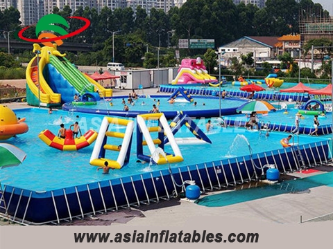 Inflatable Mobile Water Park Equipment, Inflatable Water Park Projects