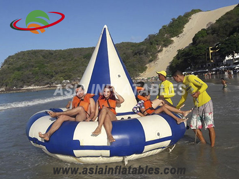 Customized Water Sports Toys Rotating Towable Inflatable Disco Boat