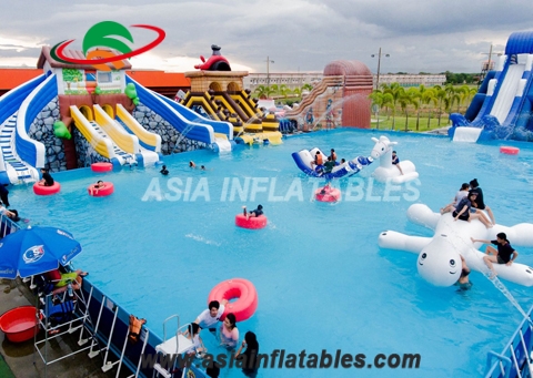 Inflatable Playground Water Park, Inflatable Project Water Games For Use