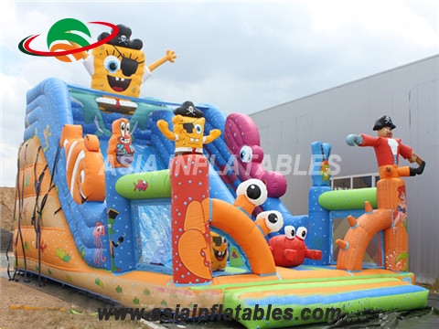 Sponge Bob Theme Pirate Ship Slide