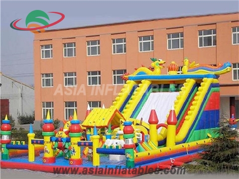 Inflatable Giant Dragon Dry Slide for Cheap Sale