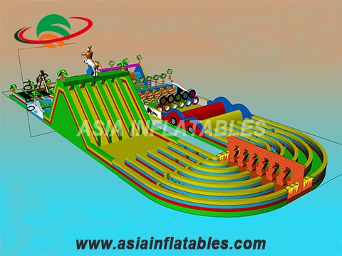 Commercial Grade Circus Inflatable Obstacle Course