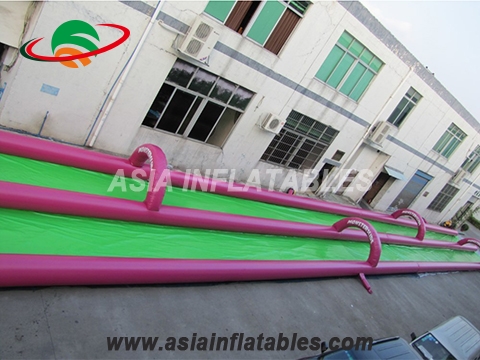 Street events long inflatable water slide , slide the city with good quality