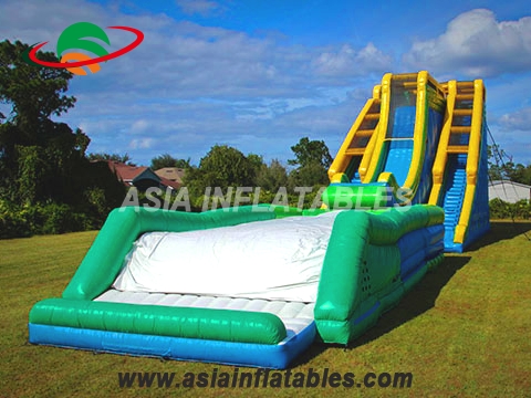 Inflatable Drop Kick Water Slide