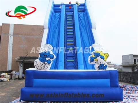 Inflatable Lovely Smurf Slide