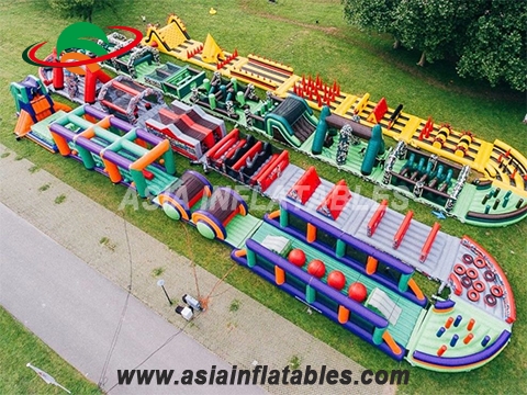 U Shape Obstacle Course Inflatable for sale, Mega Inflatable Obstacle Run