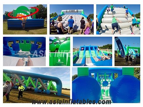 The Inflatable 5k Obstacle Run, Obstacle Course Race Series, Inflatable Obstacle Course