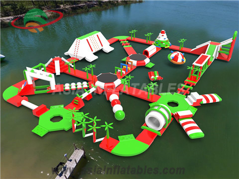 Large Inflatable Floating aqua Park Equipment