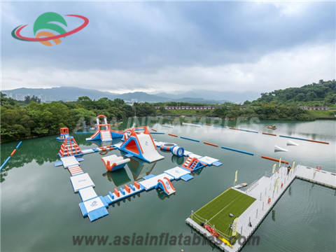 Commercial Aqua Inflatable Water Parks for Rentals