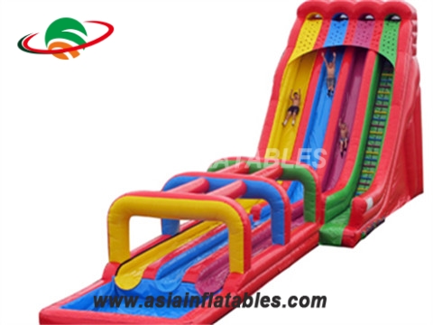 Colorful Inflatable Triple Water Slide Combo