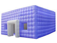 Giant Light Purple Inflatable Cube for Temportary Exhibition
