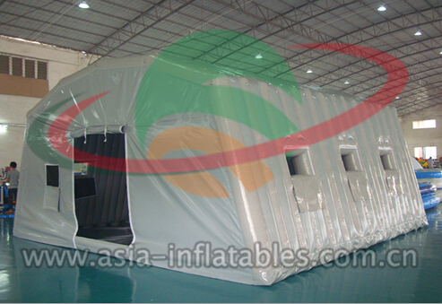 Inflatable Grey Airtight Frame Tent With Cover